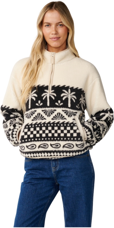 Rip Curl Womens Bossa Nova 1/4 Zip Polar Fleece