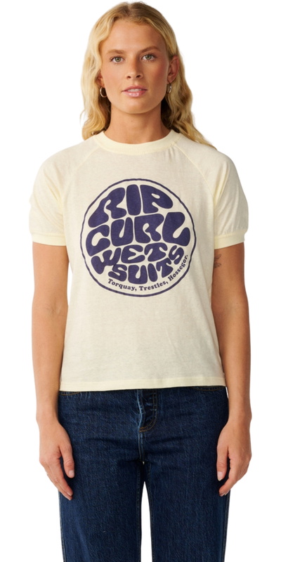Rip Curl Womens Stephanie Gilmore Wettie Ringer T-Shirt