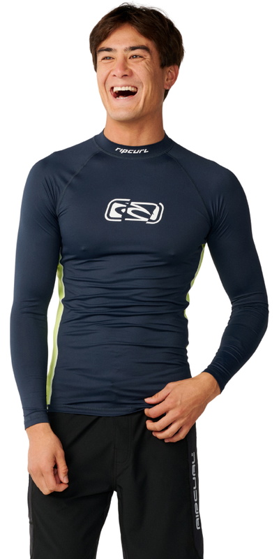 Rip Curl Mens Archive UPF Perf Long Sleeve Rash Vest
