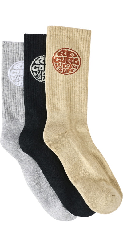 Rip Curl Mens Wetty Crew Sock 3 Pack