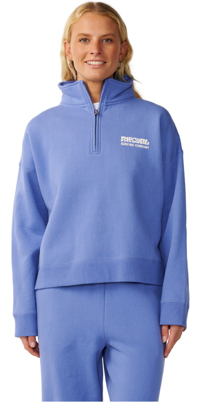 Rip Curl Womens Surf Puff 1/4 Zip Fleece