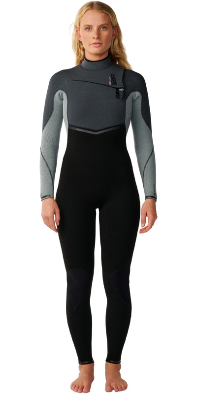Rip Curl Frauen E-Bomb 4/3mm Brustreißverschluss Neoprenanzug