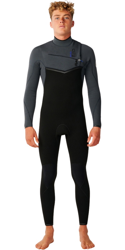 Rip Curl Mens E-Bomb 4/3mm Chest Zip Wetsuit