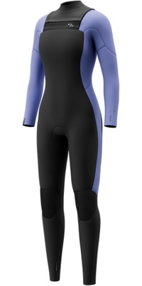 2026 Mystic Womens Haven 5/3mm Double Chest Zip Wetsuit 35000.270045 - Iris Blue
