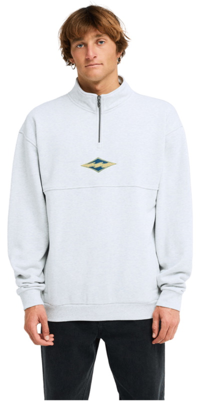 Billabong Mens Burleigh Mock Neck Half Zip Sweatshirt