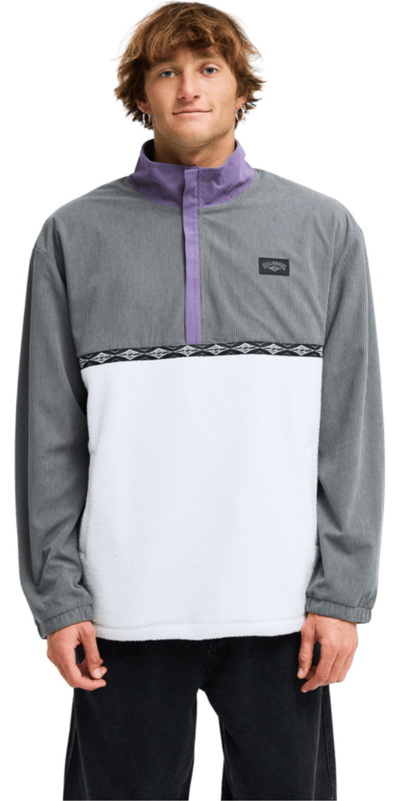 Billabong Mens Space Lobster Half Zip Fleece