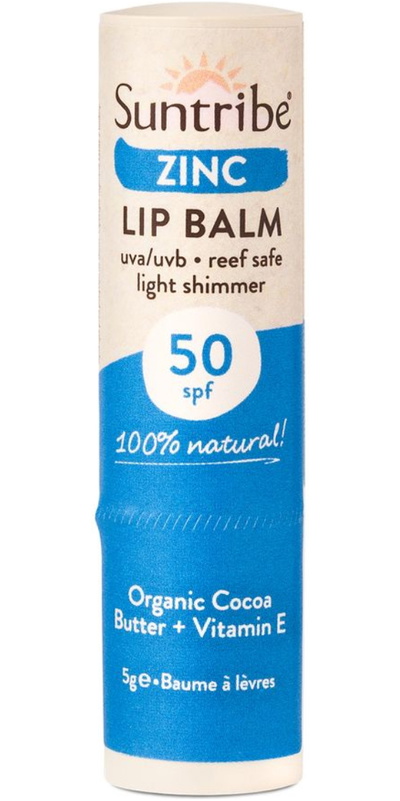 Suntribe Organic Mineral Zinc Lip Balm SPF 50