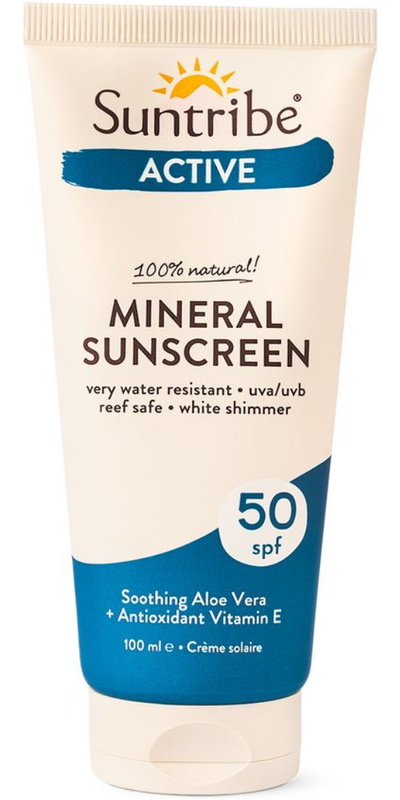 Suntribe Active Organic Mineral Sunscreen SPF 50