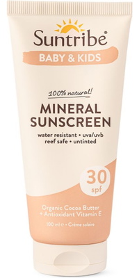 2026 Suntribe Junior Organic Mineral Sunscreen SPF 30 STSSBK