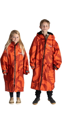 2026 Dryrobe Advance Junior Long Sleeve Changing Robe V3KSLSDA - Mosaic Palm