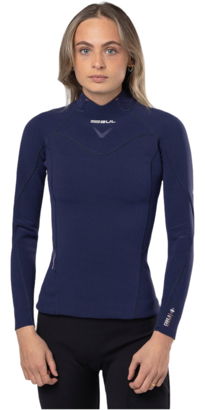GUL Womens Code Zero 1mm Naeco Fl Thermo Top