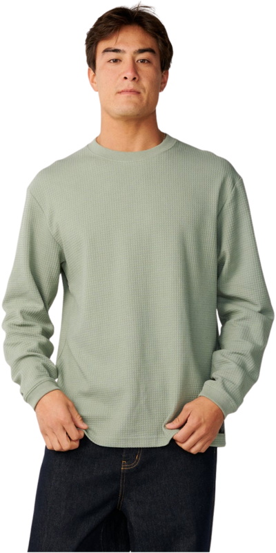 Rip Curl Mens Premium Surf Waffle Long Sleeve T-Shirt