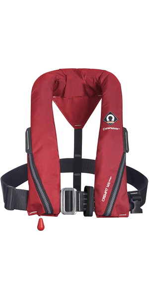 2026 Crewsaver Crewfit 165N Sport Manual Harness Lifejacket 9715RM - Red