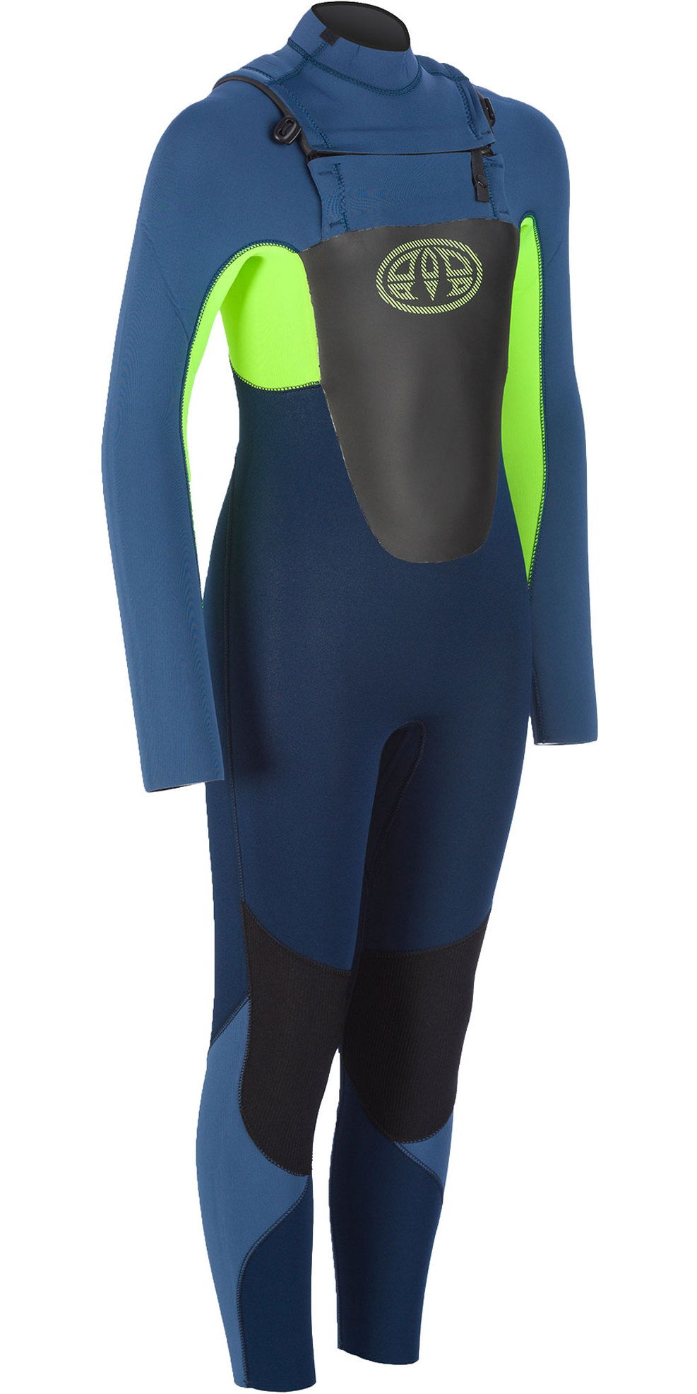 2019 Animal Junior Boys Lava 5/4/3mm GBS Chest Zip Wetsuit Navy