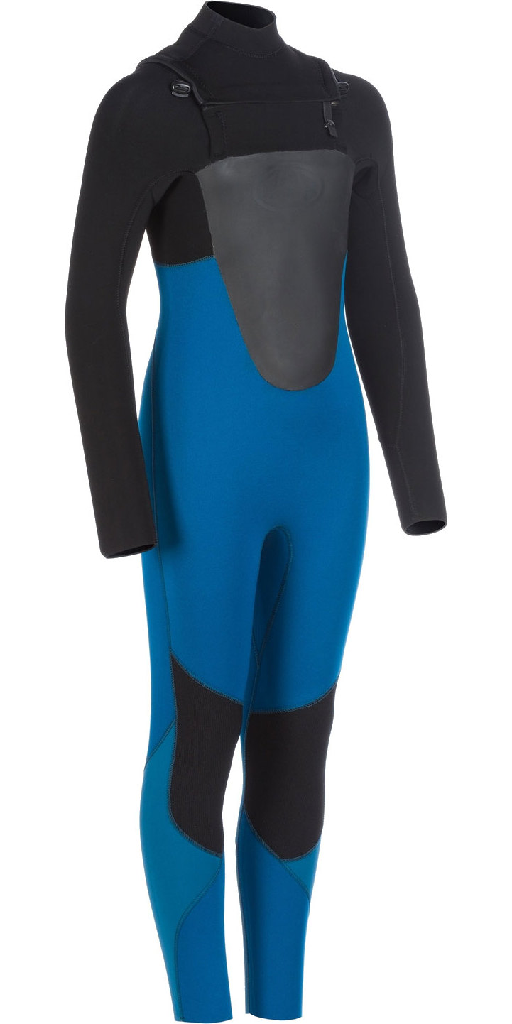 2020 Animal Junior Lava 4/3mm Chest Zip Wetsuit AW0SS600 Marina Blue