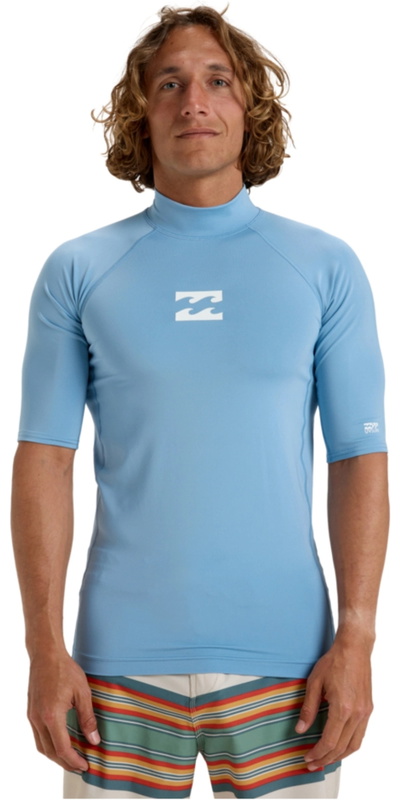Billabong Mens Waves All Day Short Sleeve Rash Vest