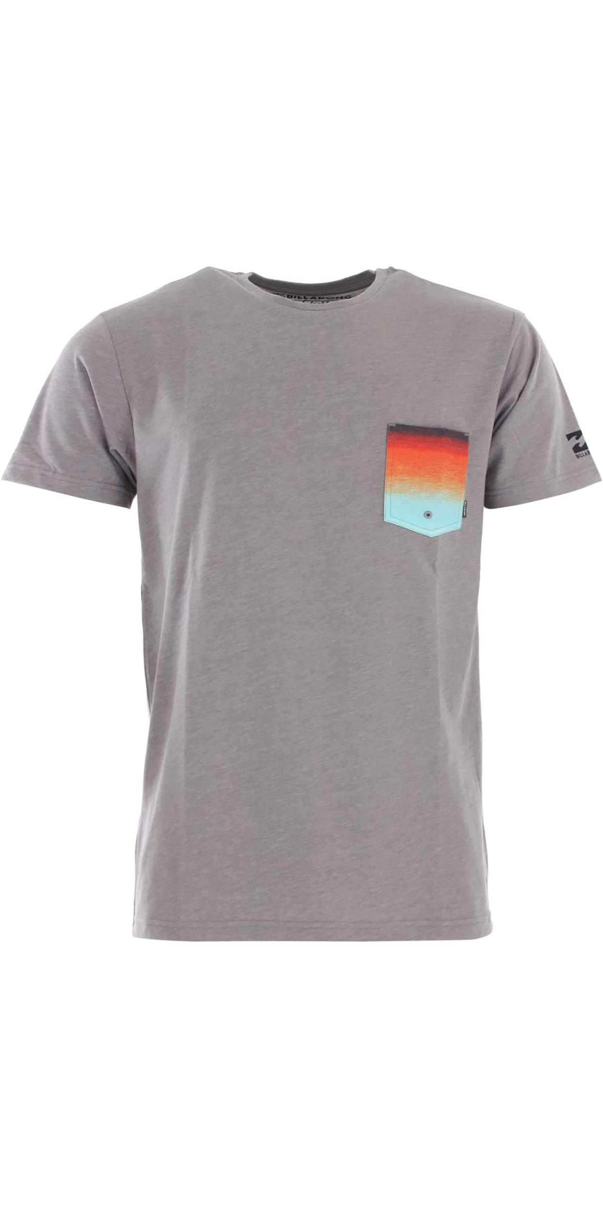 2020 Billabong Mens Team Pocket UV Surf Tee S4EQ02 - Grey Heather -  Wetsuits