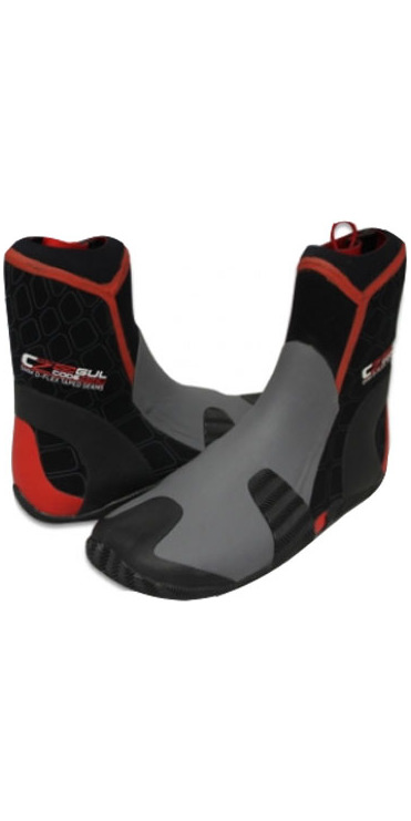 GUL Code Zero Split Toe 5mm Wetsuit Boot in Black / RED