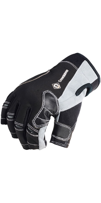 Crewsaver Short Finger Gloves Black