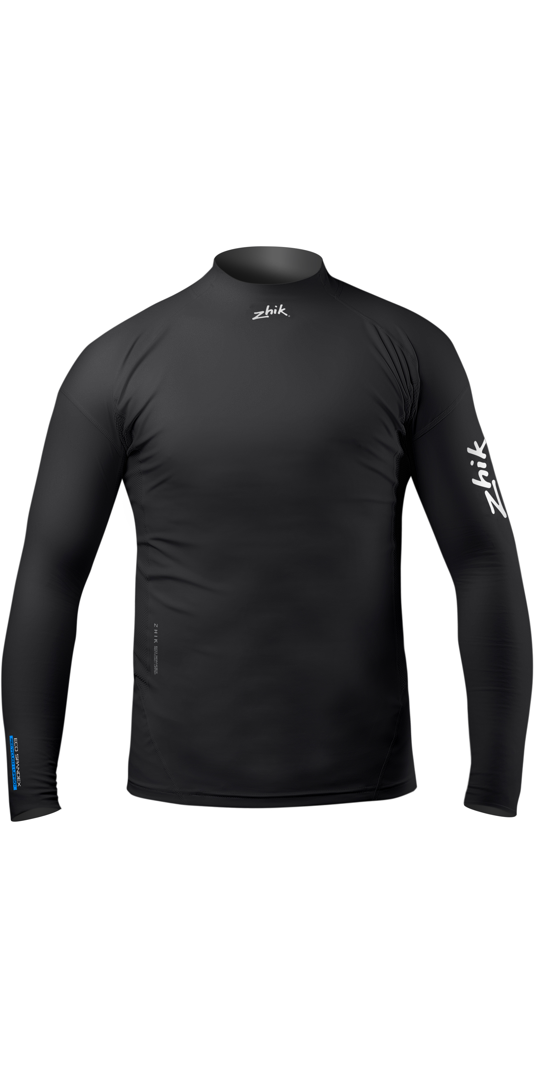 2024 Zhik Junior Long Sleeve Eco Spandex Top DTP-0063-K-BLK - Black -  Thermal