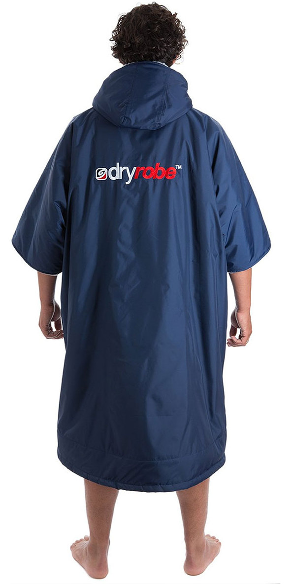 2018 Dryrobe Advance Short Sleeve Premium Outdoor Change Robe Dr100 L Navy Grey Dr100