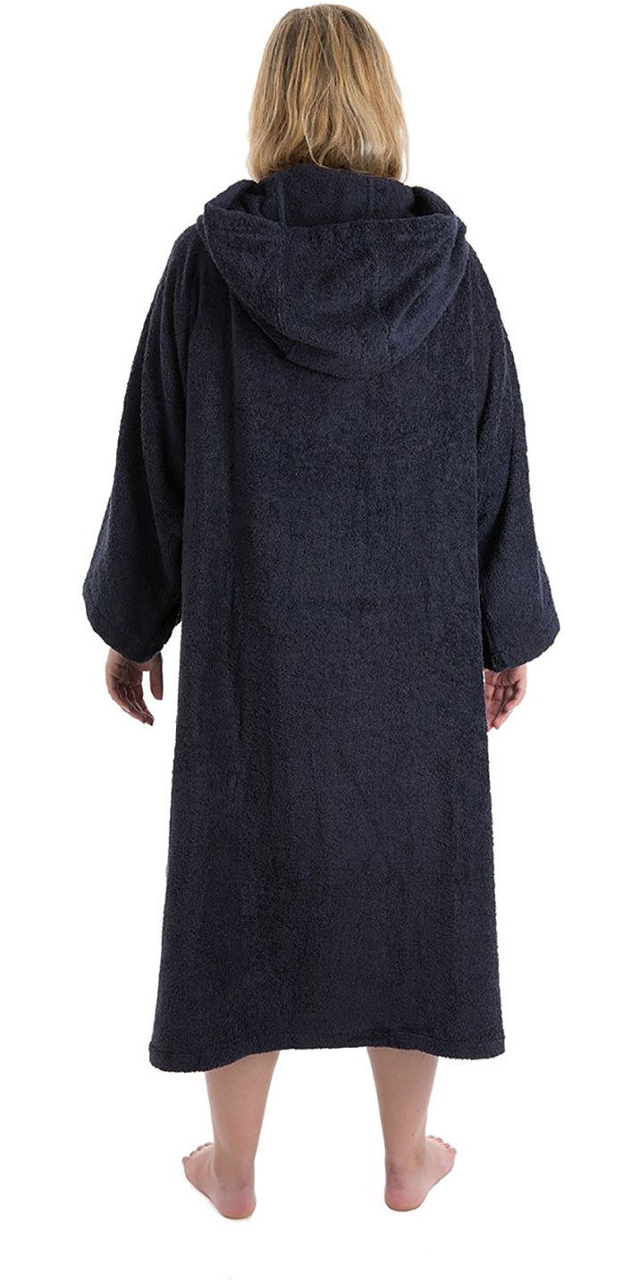 2019 Dryrobe Short Sleeve Towel Change Robe / Poncho Navy SS TD N