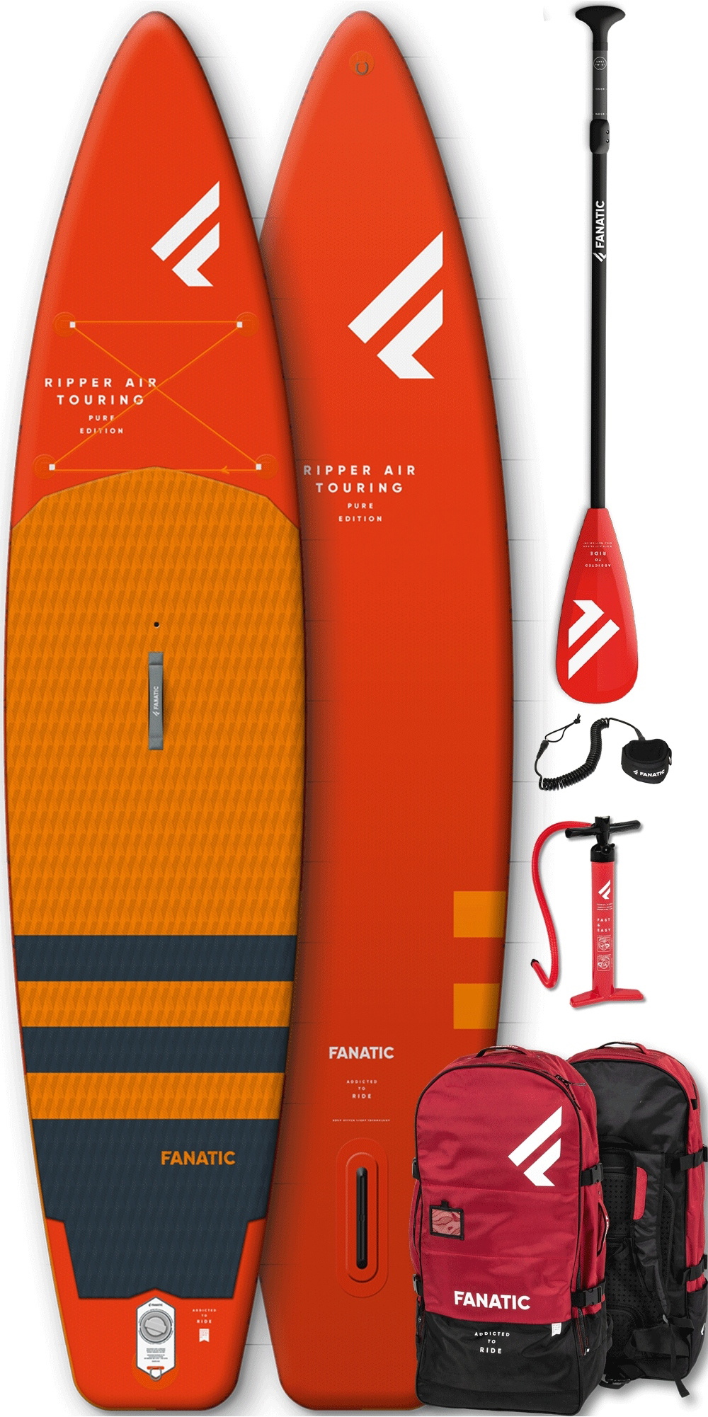 2024 Fanatic Ripper Air Touring 10' Inflatable SUP Package - Board, Bag ...