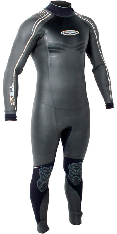 GUL Delta 5/3mm WINDSURF Back Zip Wetsuit BLACK / SILVER DETAIL