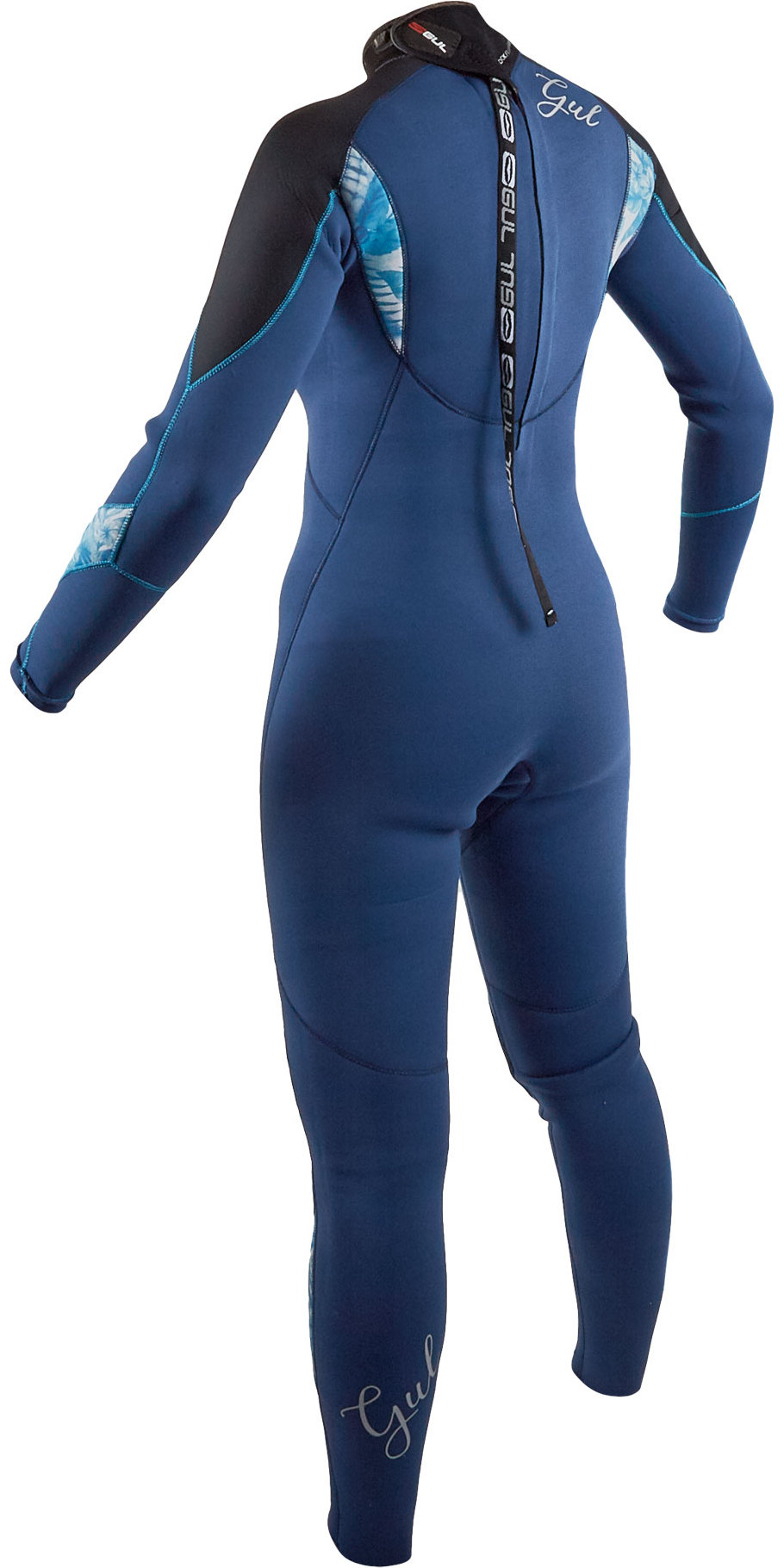 2020 GUL Womens Response 5/3mm Back Zip Wetsuit RE1229B8 Blue