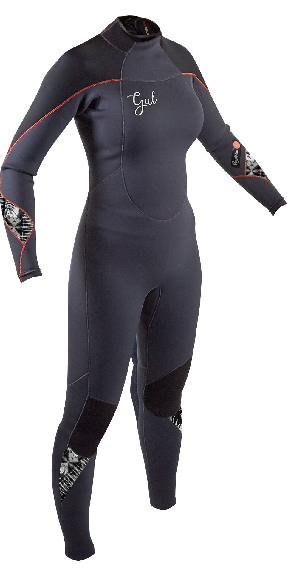 2020 GUL Womens Response 5/3mm Back Zip Wetsuit RE1229B8 Jet / Black