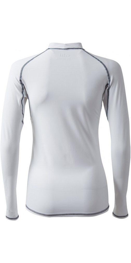 2020 Gill Womens Pro Long Sleeve Rash Vest WHITE 4430W Wetsuits