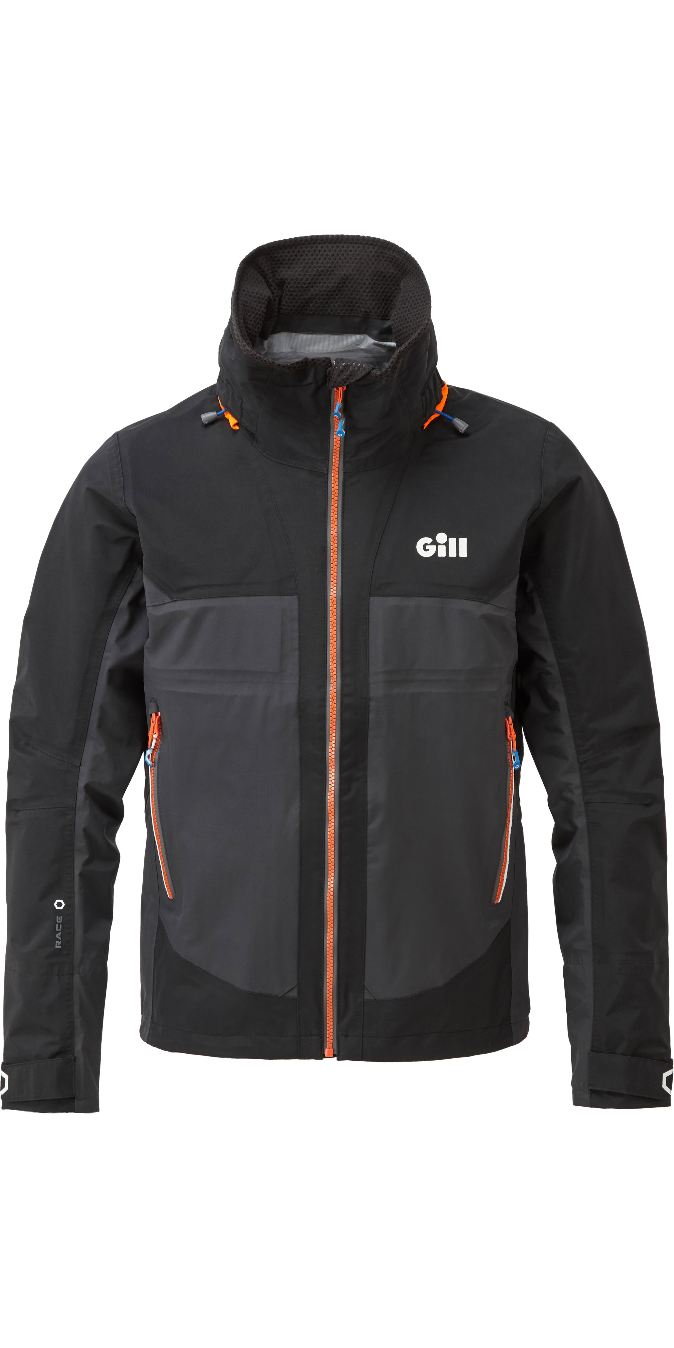 2019 Gill Mens Race Fusion Jacket Black RS23 RS24 Sailing Sailing