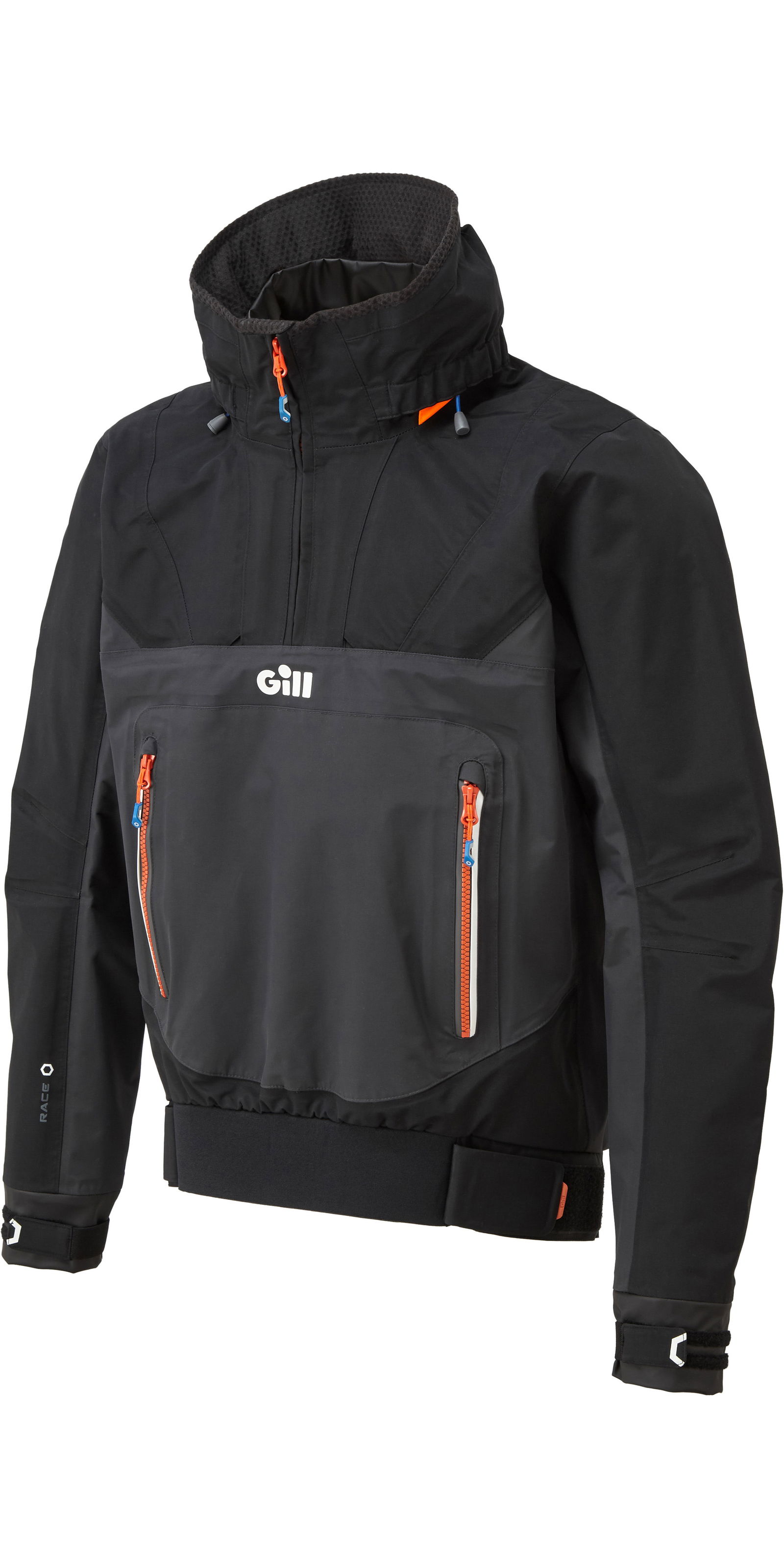 2019 Gill Mens Race Fusion Smock Black RS24 Sailing Sailing Yacht