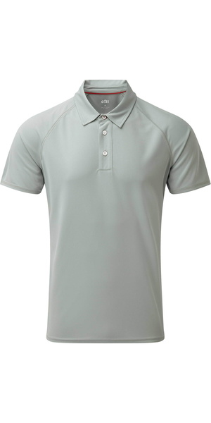 2026 Gill Mens UV Tec Polo Top Grey UV008