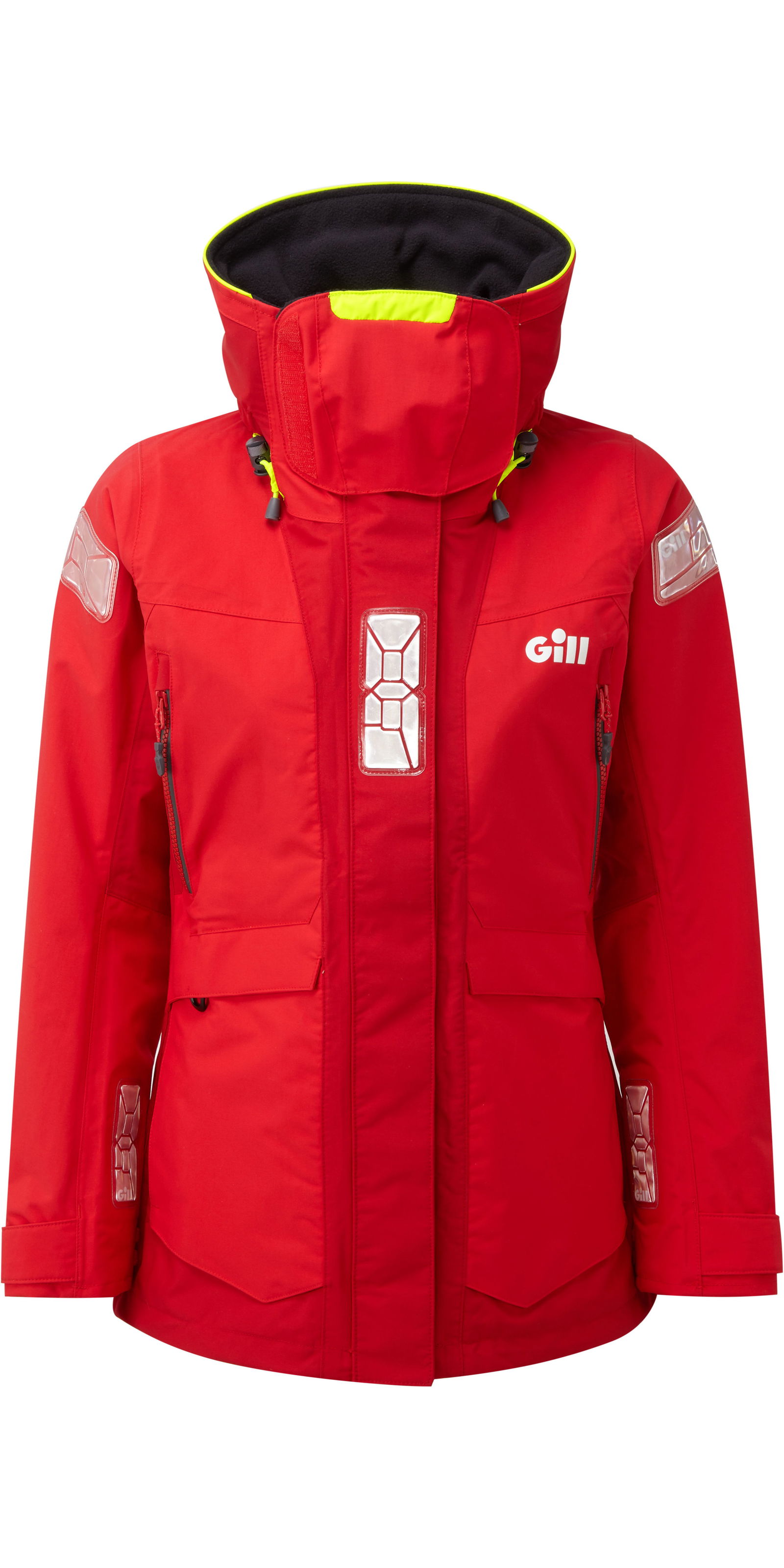 2019 Gill OS2 Womens Offshore Jacket Red OS24JW Sailing Sailing