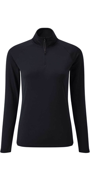 2026 Gill Womens UV Tec Long Sleeve Zip Tee UV009W - Navy