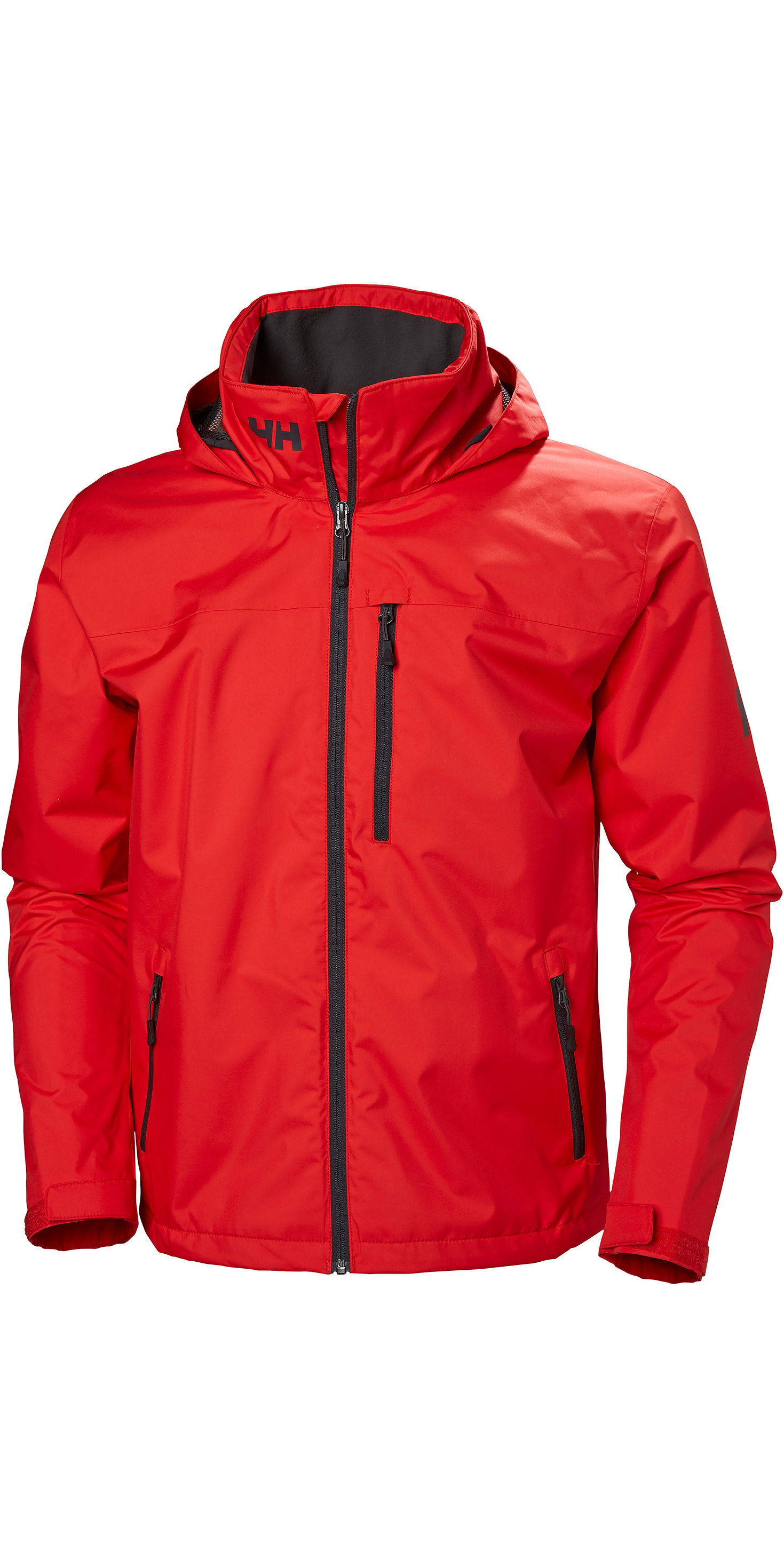 2019 Helly Hansen Crew Hooded Jacket Alert Red 33875 Sailing