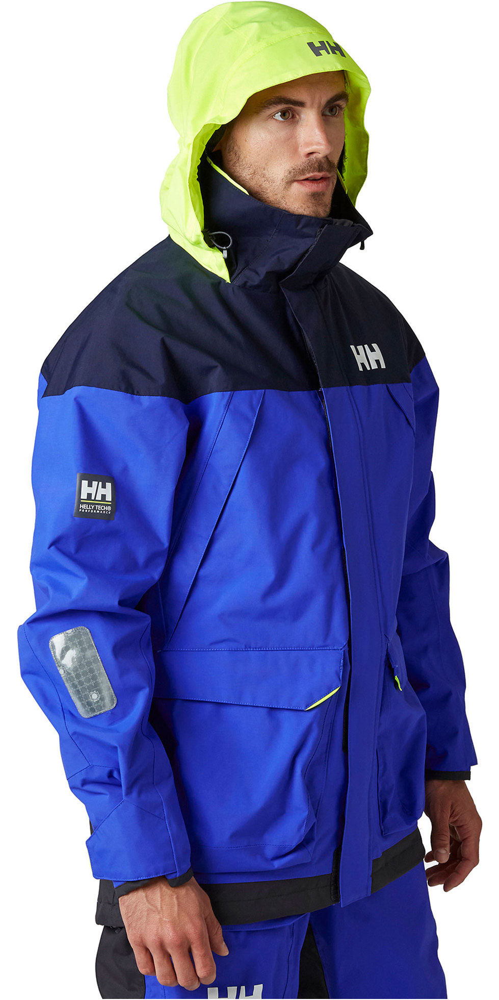 2020 Helly Hansen Mens Pier Sailing Jacket & Trouser Combi Set - Royal Blue