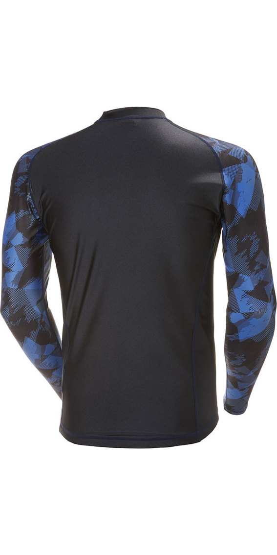 2018 Helly Hansen Rider Long Sleeve Rash Vest Navy 33916 Long Sleeve