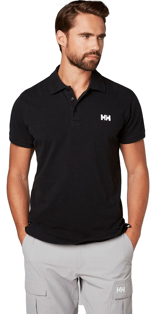 2019 Helly Hansen Transat Polo Shirt Black 33980 - Sailing - Sailing - Yacht | Wetsuit Outlet