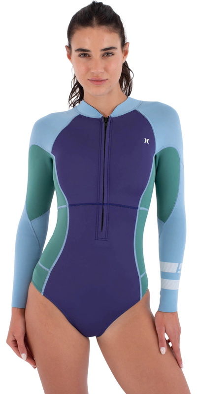 Hurley Womens Air 2mm Front Zip Springsuit Wetsuit