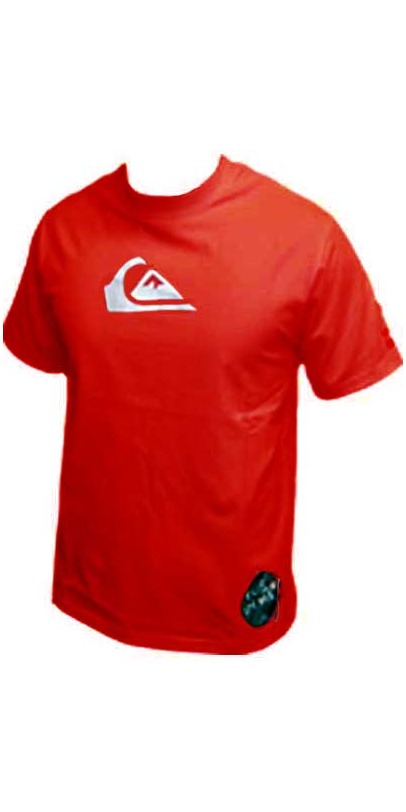 Quiksilver KDB Technical Surf Tee RED T034MS - Clothing