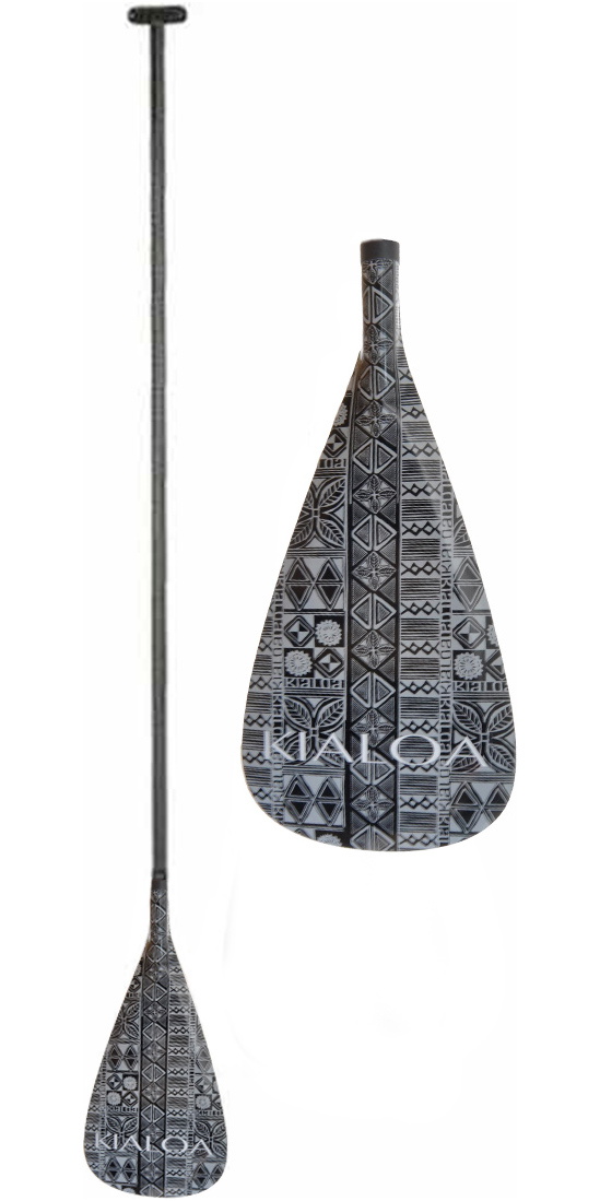 Kialoa Shaka Puu Full Carbon SUP Paddle BLACK - Boardsports
