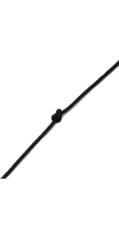 Kingfisher 8 Plait Standard Polyester General Purpose Dinghy Rope Black