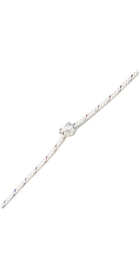 Kingfisher 8 Plait Standard Polyester General Purpose Dinghy Rope White STW2 - Price per metre.