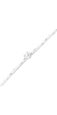 Kingfisher Evolution 3 Strand Pre-Stretched Polyester Dinghy Rope White S30W2 - Price per metre