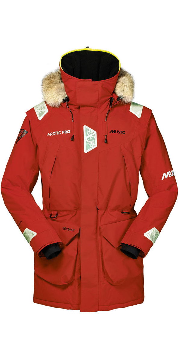 Musto Evolution Arctic Pro Parka in True Red SE1820 Sailing