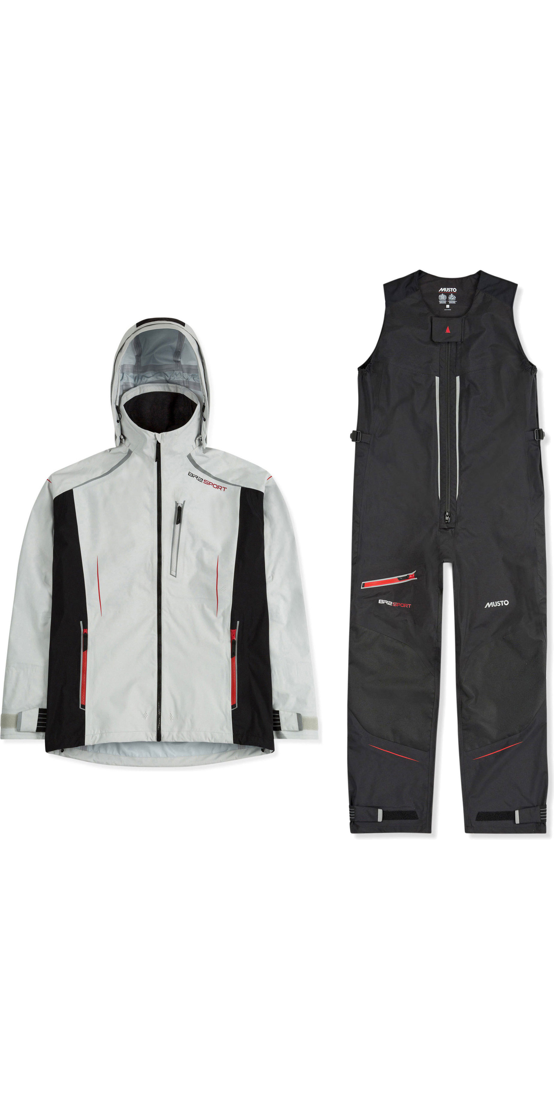 2019 Musto Mens BR2 Sport Jacket & Salopettes Combi Set - Platinum ...