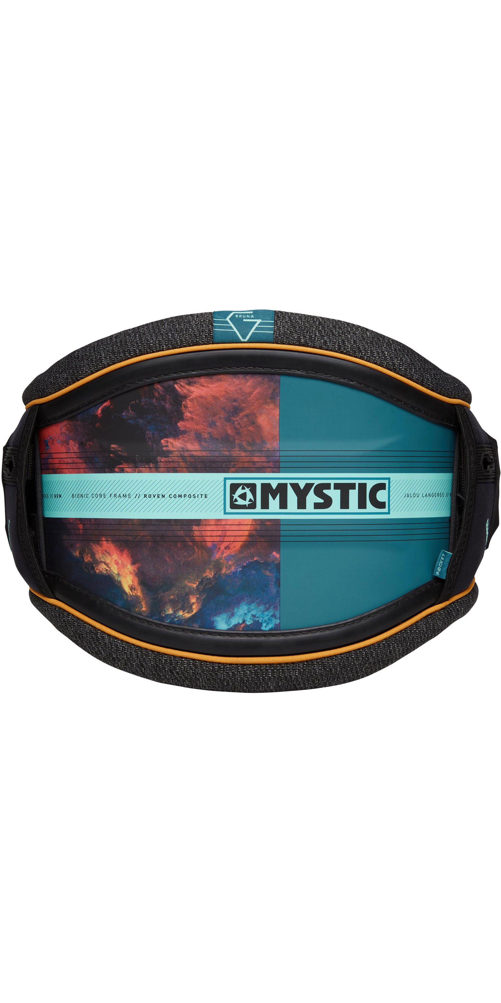 2020 Mystic Gem Womens Jalou Langeree Surf Waist Harness 200095 - Teal