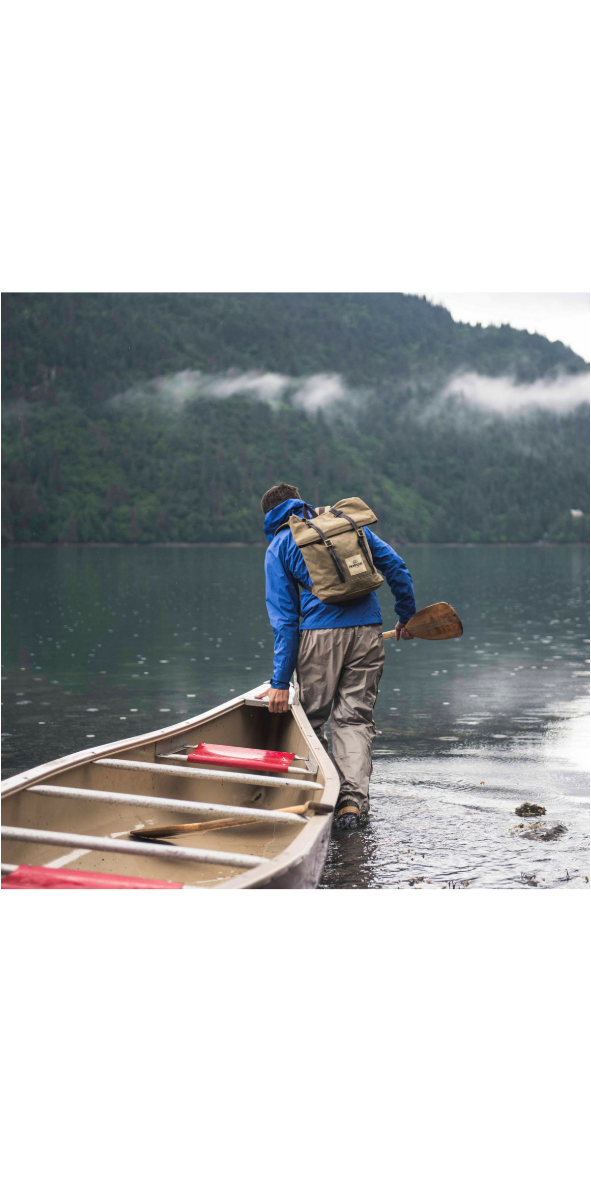 Northcore waxed best sale canvas backpack